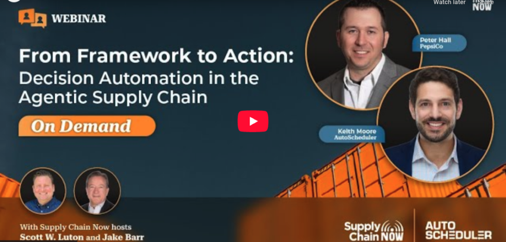 From framework to action: decision automation int he agentic supply chain